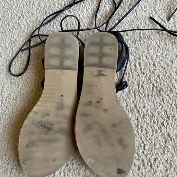 Shiekh black strappy flat sandals - Picture 2 of 5